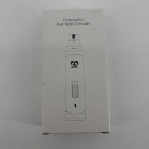 Casfuy Pet Nail Grinder Professional 2-Speed Rechargeable Trimmer Low Noise New